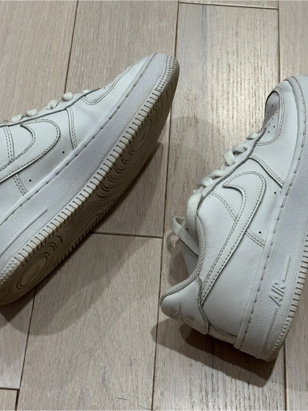 Nike Air Force 1 Low GS Youth Size 4.5Y Sneakers Triple White FV5951-111